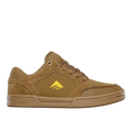 Heritic Low - Top Brown/Gum Skate Shoe | Emerica Low-Top Shoe Emerica Skate Durable Skateboarding Skater Shoes