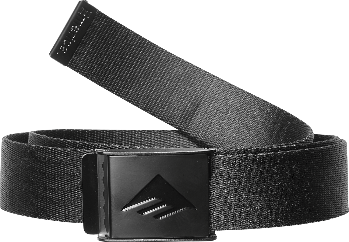 ICON BELT Custom Belt Emerica BLACK / ONE SIZE Skate Durable Skateboarding Skater Shoes 6140001210.001.OS.1ST 194691213211