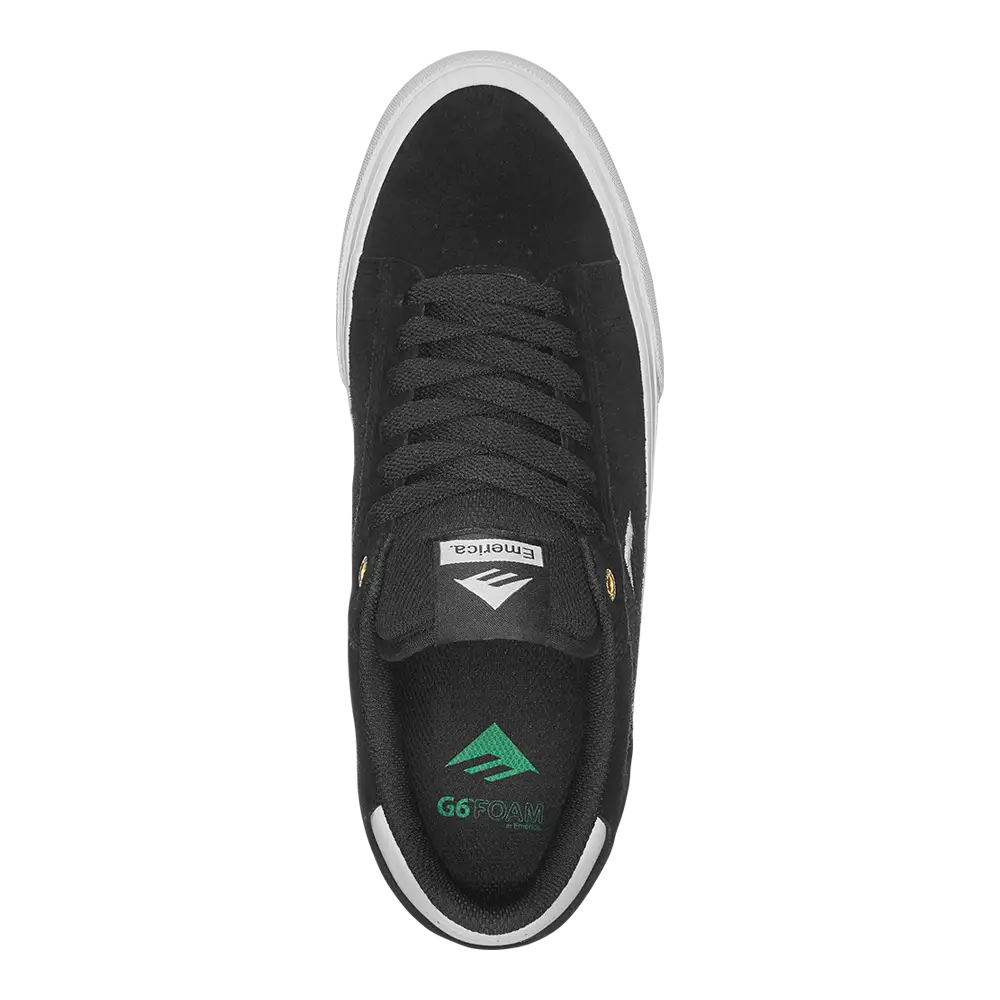 Moca Black - Cassic Men's Skate Shoes | Emerica CA Low-Top Shoe Emerica Skate Durable Skateboarding Skater Shoes
