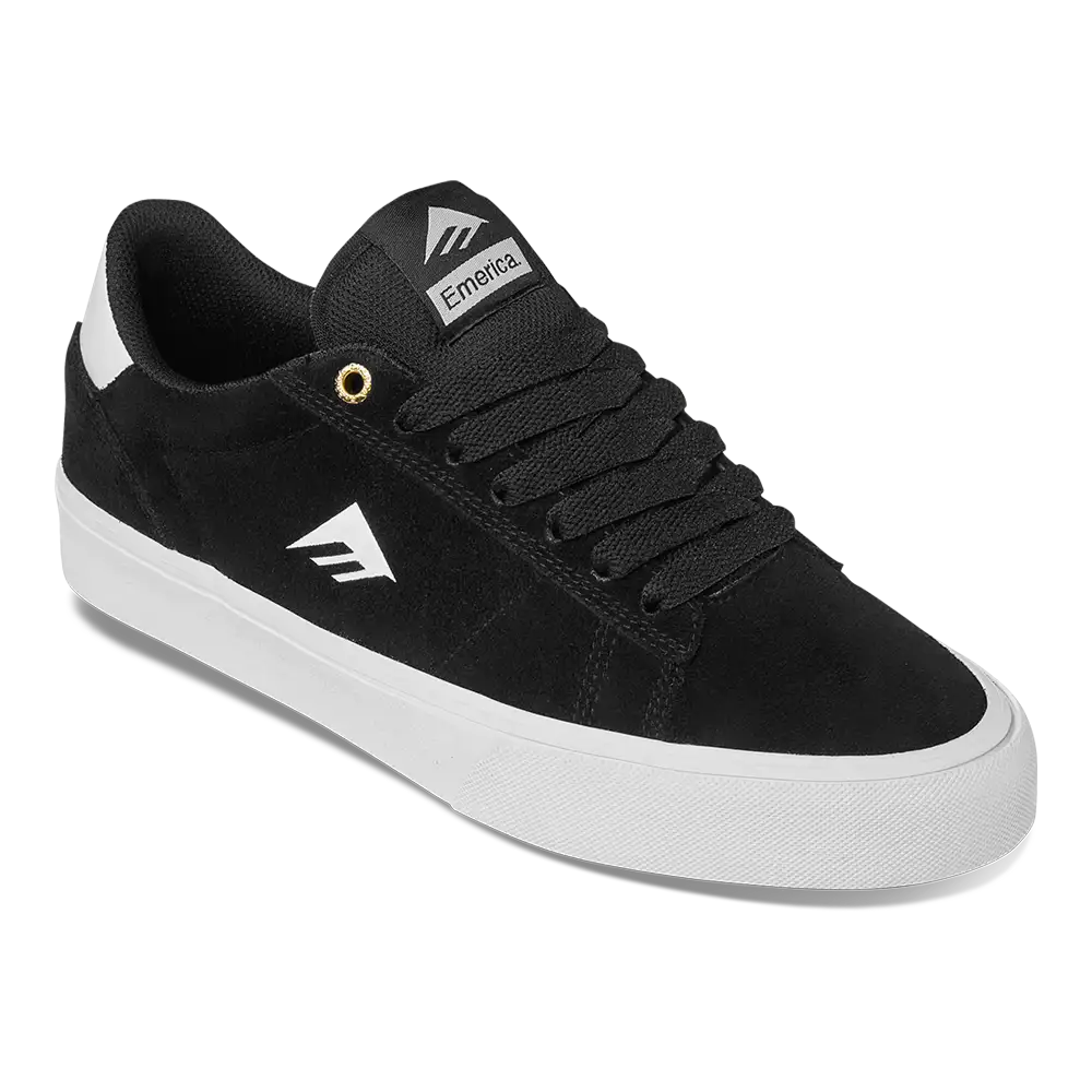 Moca Black - Cassic Men's Skate Shoes | Emerica CA Low-Top Shoe Emerica Skate Durable Skateboarding Skater Shoes