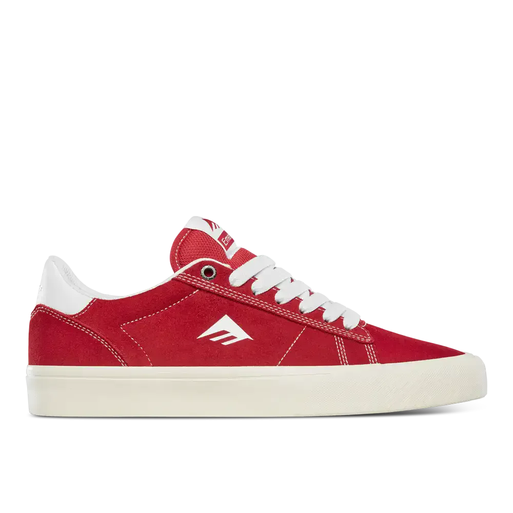 Moca - Red Classic Men's Skateboarding Shoes | Emerica CA Low-Top Shoe Emerica Skate Durable Skateboarding Skater Shoes