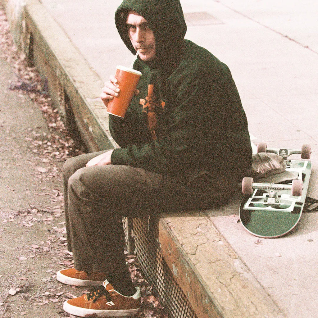 Moca - Red Classic Men's Skateboarding Shoes | Emerica CA Low-Top Shoe Emerica Skate Durable Skateboarding Skater Shoes