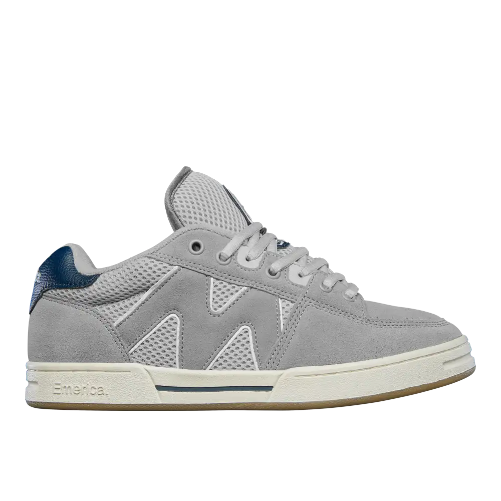 OG-1 Low - Top Skate Shoe Grey Light/Grey | Emerica Low-Top Shoe Emerica Skate Durable Skateboarding Skater Shoes