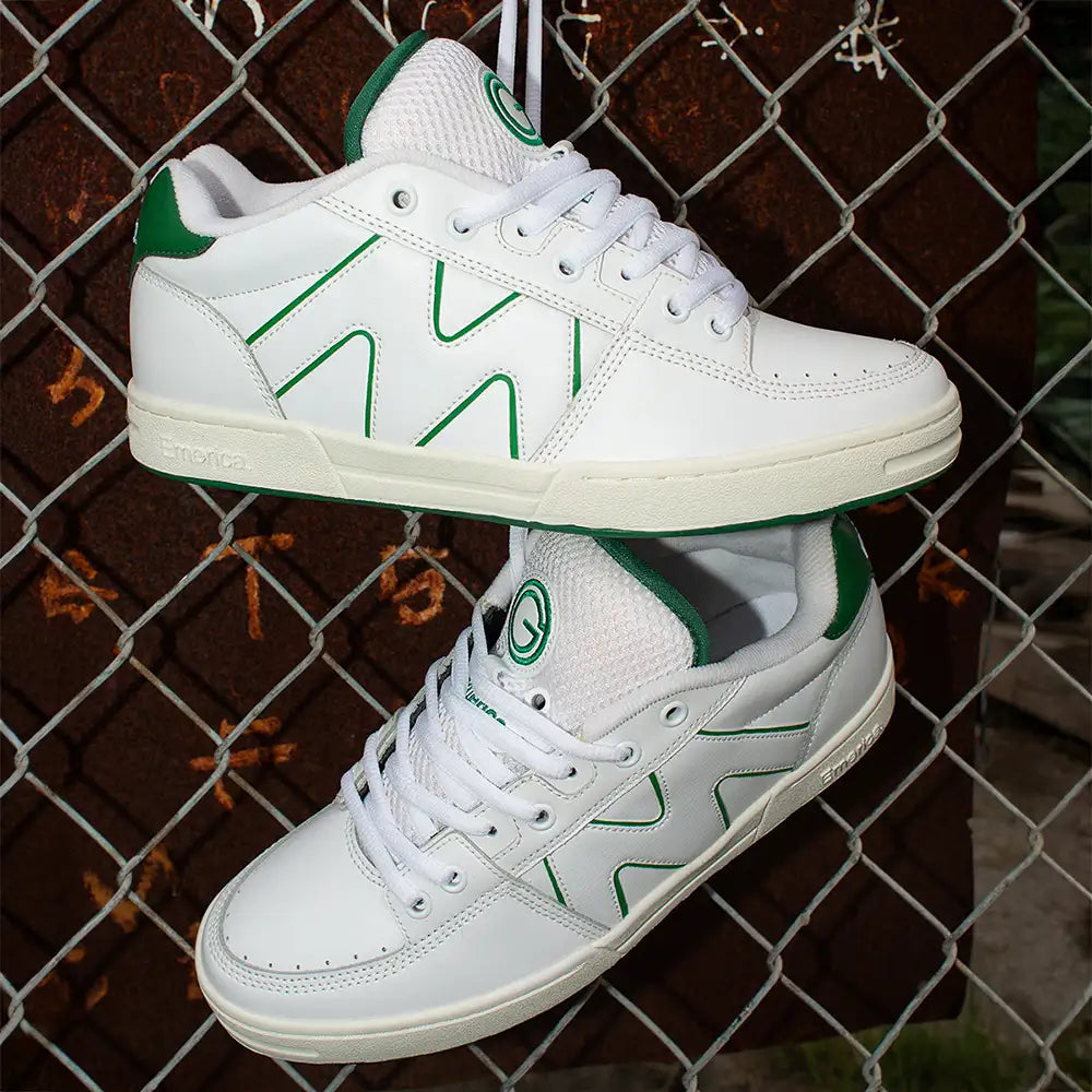 OG-1 Skate Shoe Low - Top Brown/Green | Emerica Low-Top Shoe Emerica Skate Durable Skateboarding Skater Shoes