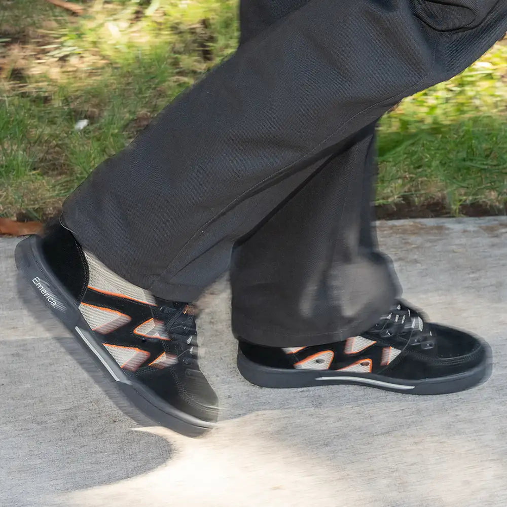 OG-1 Skate Shoe Low - Top Shoe Black/Grey | Emerica Low-Top Shoe Emerica Skate Durable Skateboarding Skater Shoes