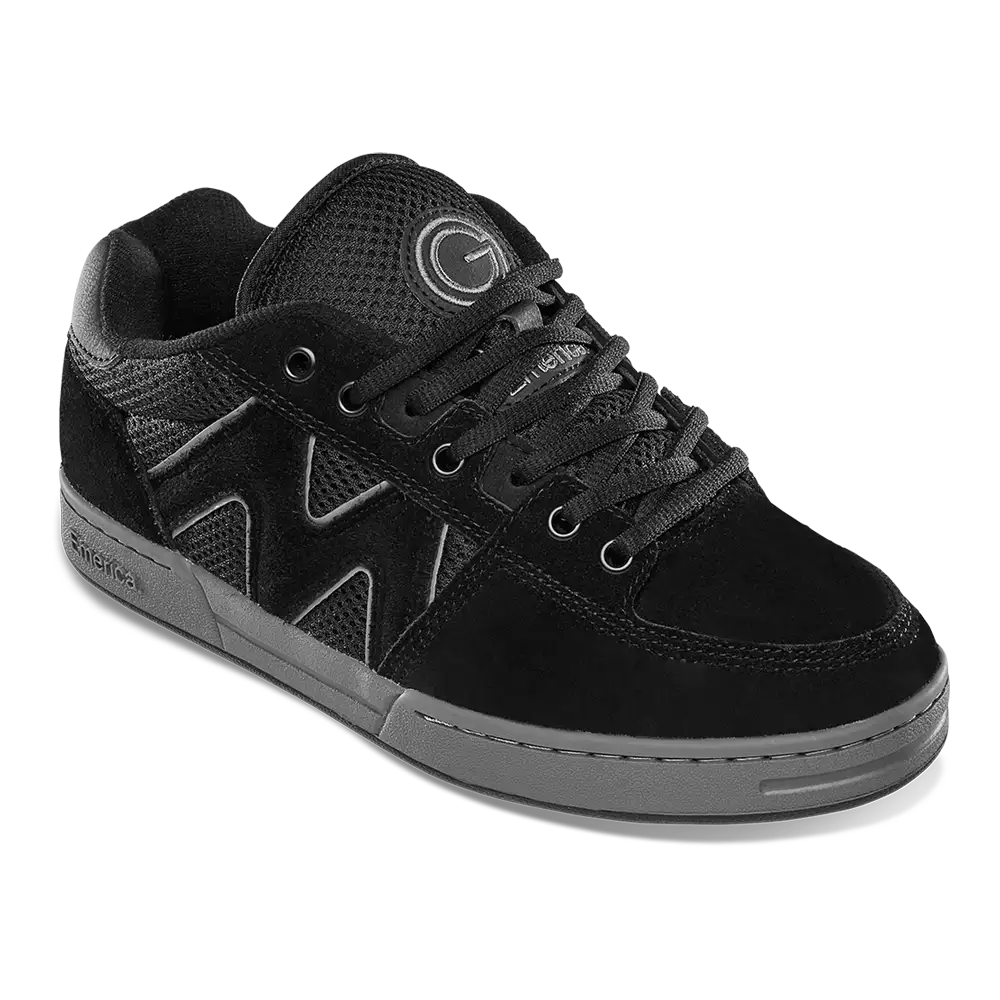 OG-1 Skate Shoe Low - Top Shoe Black/Grey | Emerica Low-Top Shoe Emerica Skate Durable Skateboarding Skater Shoes