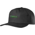 Pure Gold Dad Hat - Black/Green Skate Hat | Emerica CA Emerica BLACK/GREEN / ONE SIZE Skate Durable Skateboarding Skater Shoes 6140001162.985.OS.1ST 194691401373