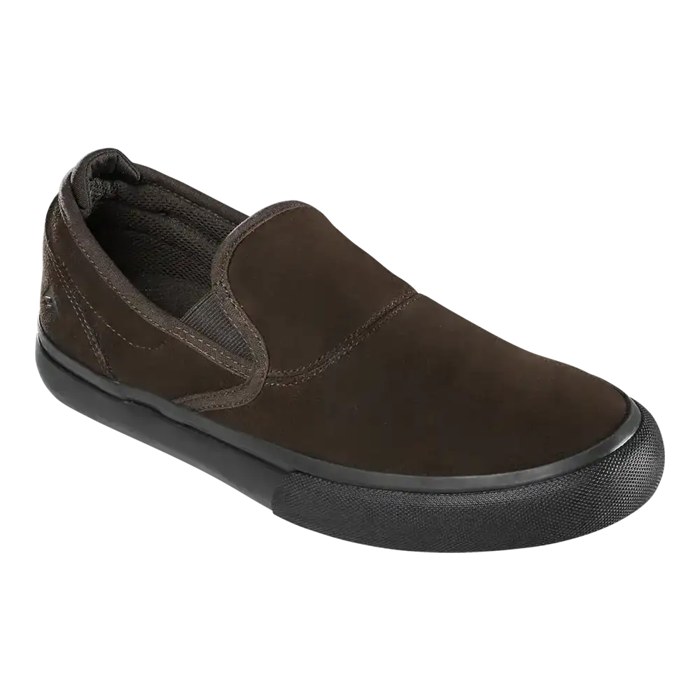 Wino G6 Slip - On Low - Top Shoe Brown/Black | Emerica Low-Top Shoe Emerica Skate Durable Skateboarding Skater Shoes